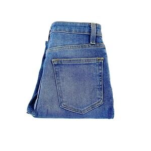 BDG Girlfriend High-Rise Dark Wash Denim Split Zippered Hem Jeans SZ27 MINT